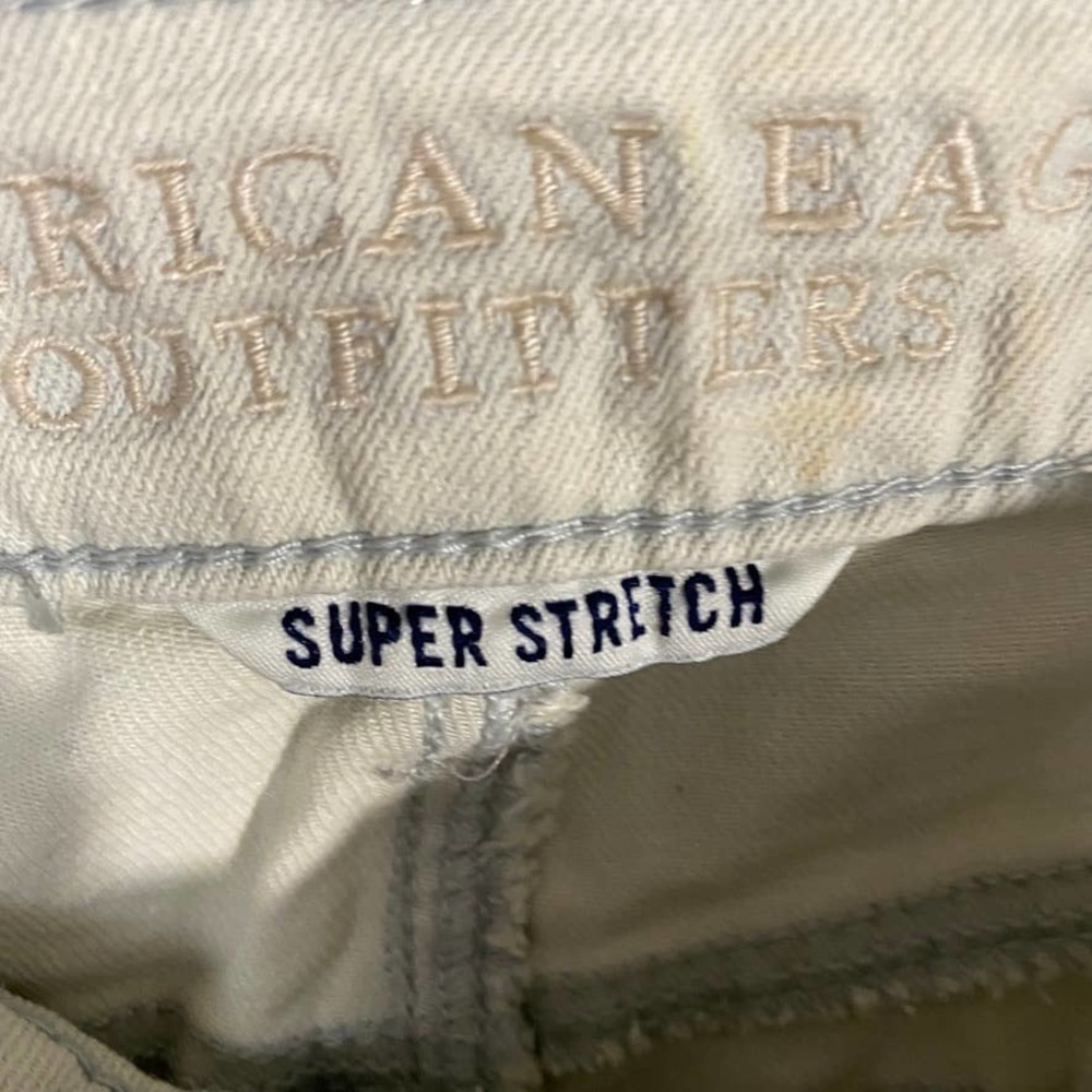 𝅺american Eagle Super Stretch Skinny Jeans Size 00 - Picture 4 of 6